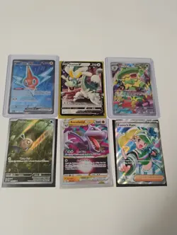 Pokemon Aerodactyl VSTAR-Illustration Rares-Rotom-Drampa Full Art Holo Cards - Image 1