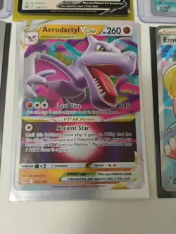 Pokemon Aerodactyl VSTAR-Illustration Rares-Rotom-Drampa Full Art Holo Cards - Image 3
