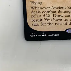 Ancient Silver Dragon Commander Legends Battle for Baldur's Gate Magic Gathering - Image 4