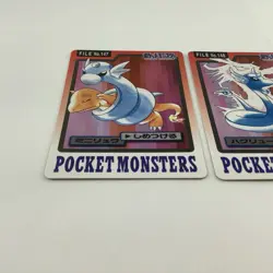 Dratini Dragonair File 147 148 Pokemon Carddass 1997 Bandai Pocket Monsters set - Image 5