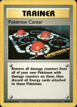 Pokemon Pokemon Center Base Set 85/102 Light Play LP+ or Better - Image 1