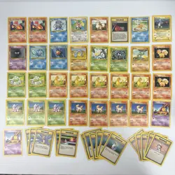 250+ Pokemon Base Set Jungle Base 2 BULK BUNDLE LOT Common/Uncommon MP LP NM - Image 4