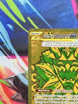 Pokemon TCG: Prismatic Evolutions Teal Mask Ogerpon ex 177/131 PSA10 CONTENDER - Image 4