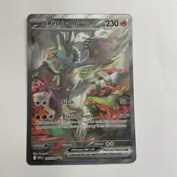 Reshiram EX 166/086 English SIR White Flare Pokemon TCG Card NM - Image 1