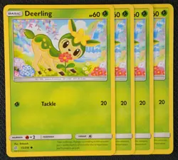 Pokemon Cards 4x Deerling 15/236 Playset Cosmic Eclipse NM/M - Image 1