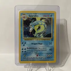 Gyarados 7/130 Base Set 2 Pokemon Card Used Condition Holo - Image 1