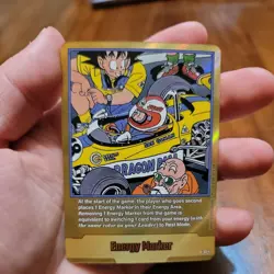Son Goku Energy Marker E-53 Gold Manga Booster Dragon Ball Card English - Image 1