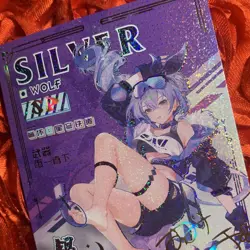Silver Wolf Honkai: Star Rail SP Signed Waifu Goddess Girl Holo Anime Sexy Card - Image 3