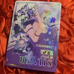 Silver Wolf Honkai: Star Rail SP Signed Waifu Goddess Girl Holo Anime Sexy Card - Image 4