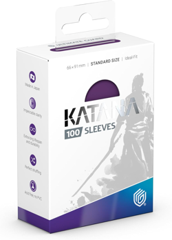 Katana Card Sleeves: 100 Standard Size TCG Sleeves, 66 X 91Mm, Iris Bloom Back, - Image 2