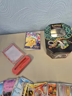 Pokemon TCG Bulk Bundle 220 Random Cards Job Lot + Tin + Card Holder + Binder #6 - Image 3