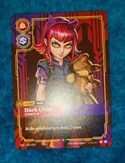 Riftbound Annie Dark Child (Starter) NM Normal Origins: Proving Grounds English - Image 2