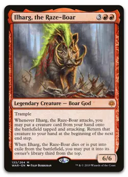 Ilharg, the Raze-Boar #133 (NM) War of the Spark WAR Magic MTG - Image 1