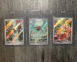 2025 Pokemon TCG Mega Evolution Illustration Rare Holo Lot of 3 - Image 2