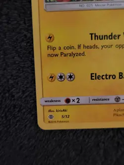 2016 Pokemon McDonald's Collection Pikachu 5/12 NM - Rare Holo Promo - Image 4