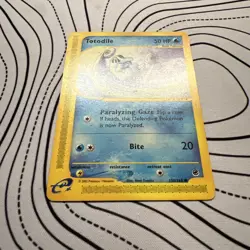 Pokemon TCG Totodile Expedition Card 135/165 Regular Common LP - Image 2