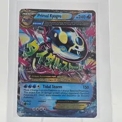 Primal Kyogre EX 55/160 Primal Clash Ultra Rare Holo Pokemon Card LP - Image 1