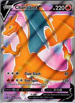 Charizard V - SWSH050 SWSH: Sword & Shield Promo Cards - Pokemon Card - NM - Image 1
