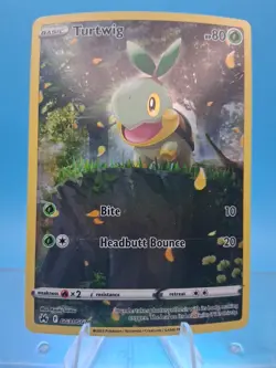 Turtwig Crown Zenith Holo Full Art Ultra Rare Pokemon TCG Card GG31/GG70 NM - Image 1