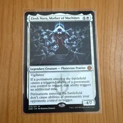 Elesh Norn Mother Of Machines - N/M Phyrexia All Will Be One Magic The Gathering - Image 1