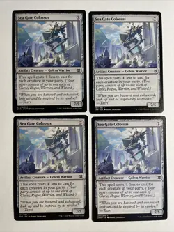4x Mtg Zendikar Rising Sea Gate Colossus NM/M Magic The Gathering - Image 1