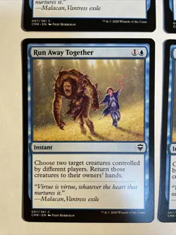 4x Mtg Commander Legends Run Away Together NM/M Magic The Gathering - Image 2