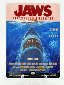 JAWS -Relentless Predator -MTG Secret Lair Drop (Non Foil) - Image 1