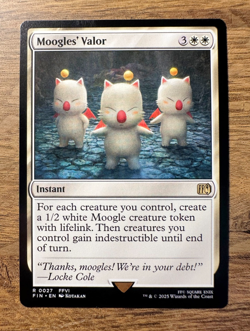 Magic MTG Final Fantasy Moogles' Valor #27 FIN *NON-FOIL* Rare - Image 1
