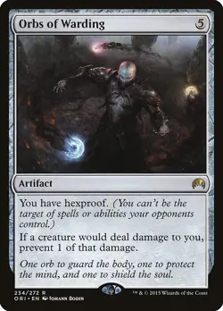 Orbs of Warding Magic Origins PLD Artifact Rare MAGIC GATHERING CARD ABUGames - Image 1