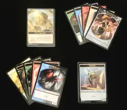 Magic The Gathering: MTG Bulk Lot of 50 Tokens, Common/Uncommon NF - Image 1