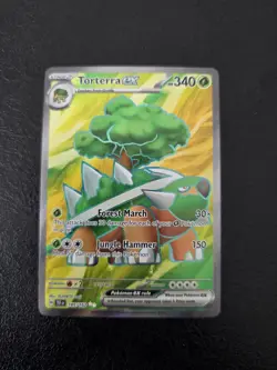 Pokemon TCG Torterra Card SV05 Temporal Forces 185/162 Holo Rare - Image 1