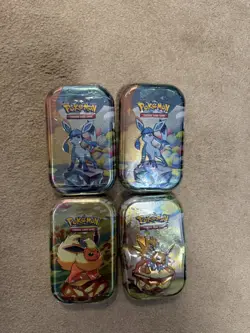 15 x Pokemon TCG Prismatic Evolutions Mini Tins - Sealed, Fast Shipping - Image 2