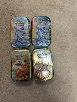15 x Pokemon TCG Prismatic Evolutions Mini Tins - Sealed, Fast Shipping - Image 3