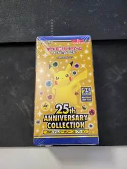 Japanese Pokemon 25th Anniversary Collection Sealed Booster Box Celebrations - Image 1