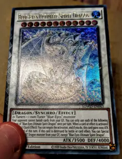 Yu-Gi-Oh! Ultimate Rare Style Blue-Eyes Ultimate Spirit Dragon - Image 3