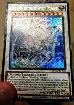 Yu-Gi-Oh! Ultimate Rare Style Blue-Eyes Ultimate Spirit Dragon - Image 5