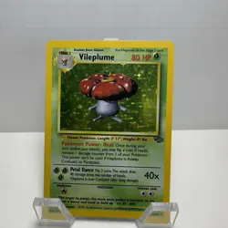 Pokemon Vileplume Jungle 15/64 Holo Rare 80HP Wizards 1999 Card English - Image 1