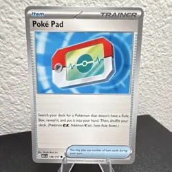 Pokemon TCG Poke Pad Trainer Item ASC 198/217 English Card - Image 1