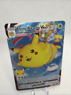 Pokemon TCG Flying Pikachu VMAX Holo Ultra Rare Card 007/025 - Image 1