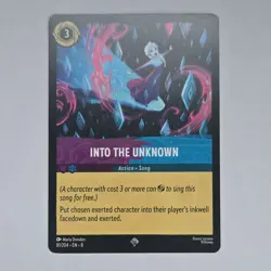 Disney Lorcana Into the Unknown Elsa Action Card Frozen 81/204 - Image 1