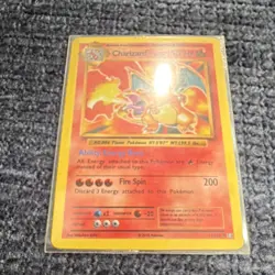 Pokemon Charizard Evolutions 11/108 Holo Rare Dragon LV.76 150 HP Trading Card - Image 3