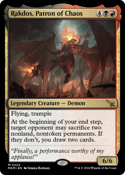 Rakdos, Patron of Chaos [Murders at Karlov Manor] Near Mint - Image 1