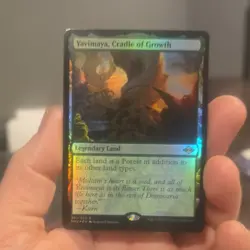 Yavimaya Cradle of Growth Modern Horizons 2 Foil Land Wizards English - Image 1