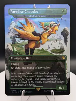 Paradise Chocobo (Birds of Paradise) FOIL: Final Fantasy MTG (NM) - Image 1
