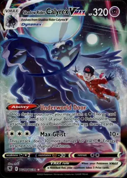 Pokemon TCG - Shadow Rider Calyrex VMAX TG18/TG30 - Astral Radiance - NM/M - Image 1