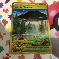 Pokemon TCG Gravity Mountain Holo Card 250/191 Sv08: Surging Sparks - Image 1