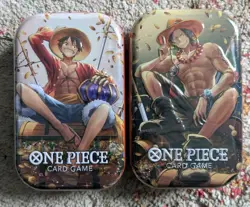 2x One Piece Tin Pack Set Vol 2 OP13 Mini Tin Sealed New - Image 1