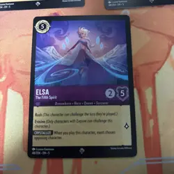Disney Lorcana Shimmering Skies- Elsa, The Fifth Spirit 48/204 Rare Non Foil (4) - Image 2