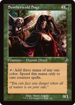 Somberwald Sage Retro Frame 418 MTG Innistrad Remastered Uncommon NP - Image 1