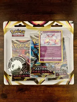 Pokemon TCG Astral Radiance 3-Pack Blister with Promo Sealed Brand New - Image 1